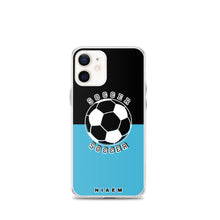Load image into Gallery viewer, Soccer iPhone Case (Black &amp; Blue 7)