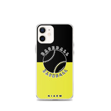 Load image into Gallery viewer, Baseball iPhone Case (Black &amp; Yellow 3)
