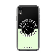 Load image into Gallery viewer, Basketball iPhone Case (Black &amp; Green 2)