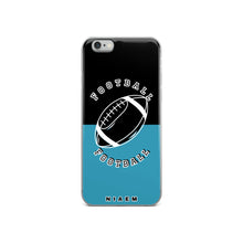 Load image into Gallery viewer, American Football iPhone Case (Black &amp; Blue)