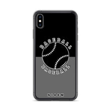 Load image into Gallery viewer, Baseball iPhone Case (Black &amp; Grey)