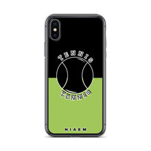 Load image into Gallery viewer, Tennis iPhone Case (Black &amp; Green 3)