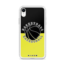 Load image into Gallery viewer, Basketball iPhone Case (Black &amp; Yellow 3)
