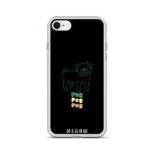 Load image into Gallery viewer, Green Pug iPhone Case