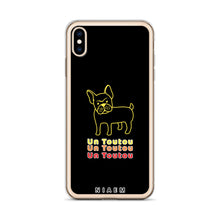 Load image into Gallery viewer, Yellow Un Toutou iPhone Case