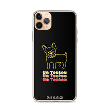 Load image into Gallery viewer, Yellow Un Toutou iPhone Case