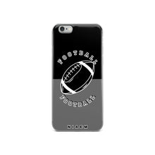 Load image into Gallery viewer, American Football iPhone Case (Black &amp; Grey)