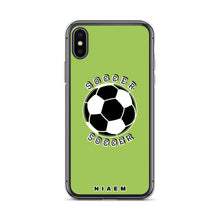Load image into Gallery viewer, Soccer iPhone Case (Green 3)