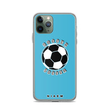 Load image into Gallery viewer, Soccer iPhone Case (Blue 7)