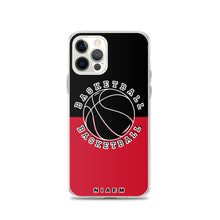 Load image into Gallery viewer, Basketball iPhone Case (Black &amp; Red)