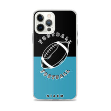 Load image into Gallery viewer, American Football iPhone Case (Black &amp; Blue)