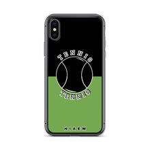 Load image into Gallery viewer, Tennis iPhone Case (Black &amp; Green)