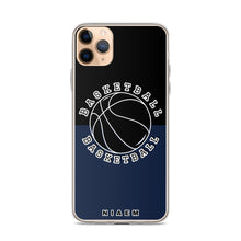Load image into Gallery viewer, Basketball iPhone Case (Black &amp; Navy)