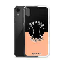 Load image into Gallery viewer, Tennis iPhone Case (Black &amp; Orange 2)