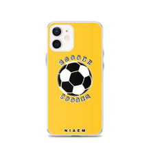 Load image into Gallery viewer, Soccer iPhone Case (Yellow)