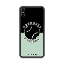 Load image into Gallery viewer, Baseball iPhone Case (Black &amp; Green 5)
