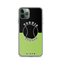 Load image into Gallery viewer, Tennis iPhone Case (Black &amp; Green 3)