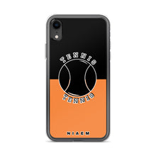 Load image into Gallery viewer, Tennis iPhone Case (Black &amp; Orange 1)