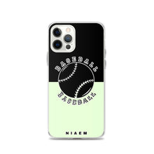 Load image into Gallery viewer, Baseball iPhone Case (Black &amp; Green 2)