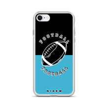 Load image into Gallery viewer, American Football iPhone Case (Black &amp; Blue 7)