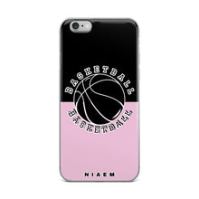 Load image into Gallery viewer, Basketball iPhone Case (Black &amp; Pink 4)