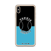 Load image into Gallery viewer, Tennis iPhone Case (Black &amp; Blue 7)