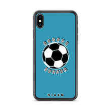 Load image into Gallery viewer, Soccer iPhone Case (Blue)