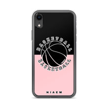 Load image into Gallery viewer, Basketball iPhone Case (Black &amp; Pink 3)
