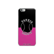 Load image into Gallery viewer, Tennis iPhone Case (Black &amp; Pink 5)