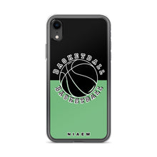 Load image into Gallery viewer, Basketball iPhone Case (Black &amp; Green 4)