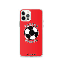 Load image into Gallery viewer, Soccer iPhone Case (Red 1)