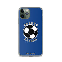Load image into Gallery viewer, Soccer iPhone Case (Blue 2)