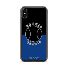 Load image into Gallery viewer, Tennis iPhone Case (Black &amp; Blue 2)