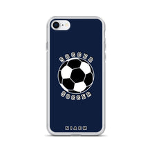 Load image into Gallery viewer, Soccer iPhone Case (Navy)