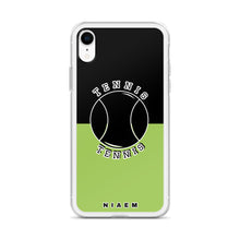 Load image into Gallery viewer, Tennis iPhone Case (Black &amp; Green 3)