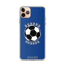 Load image into Gallery viewer, Soccer iPhone Case (Blue 2)