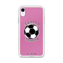 Load image into Gallery viewer, Soccer iPhone Case (Pink 1)