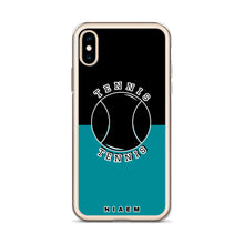 Load image into Gallery viewer, Tennis iPhone Case (Black &amp; Blue 3)