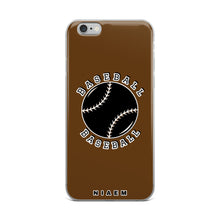 Load image into Gallery viewer, Baseball iPhone Case (Brown)