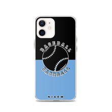 Load image into Gallery viewer, Baseball iPhone Case (Black &amp; Blue 1)