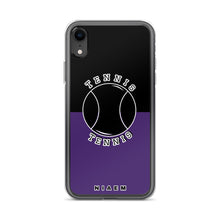 Load image into Gallery viewer, Tennis iPhone Case (Black &amp; Purple)