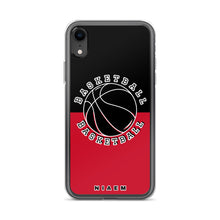 Load image into Gallery viewer, Basketball iPhone Case (Black &amp; Red)