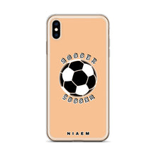 Load image into Gallery viewer, Soccer iPhone Case (Nude 1)