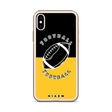 Load image into Gallery viewer, American Football iPhone Case (Black &amp; Yellow)