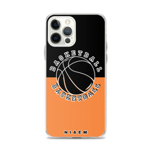 Load image into Gallery viewer, Basketball iPhone Case (Black &amp; Orange 1)