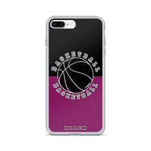 Load image into Gallery viewer, Basketball iPhone Case (Black &amp; Pink 6)