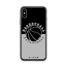Load image into Gallery viewer, Basketball iPhone Case (Black &amp; Grey 2)