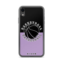 Load image into Gallery viewer, Basketball iPhone Case (Black &amp; Purple 2)