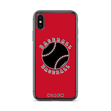 Load image into Gallery viewer, Baseball iPhone Case (Red)