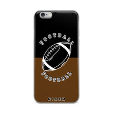 Load image into Gallery viewer, American Football iPhone Case (Black &amp; Brown)